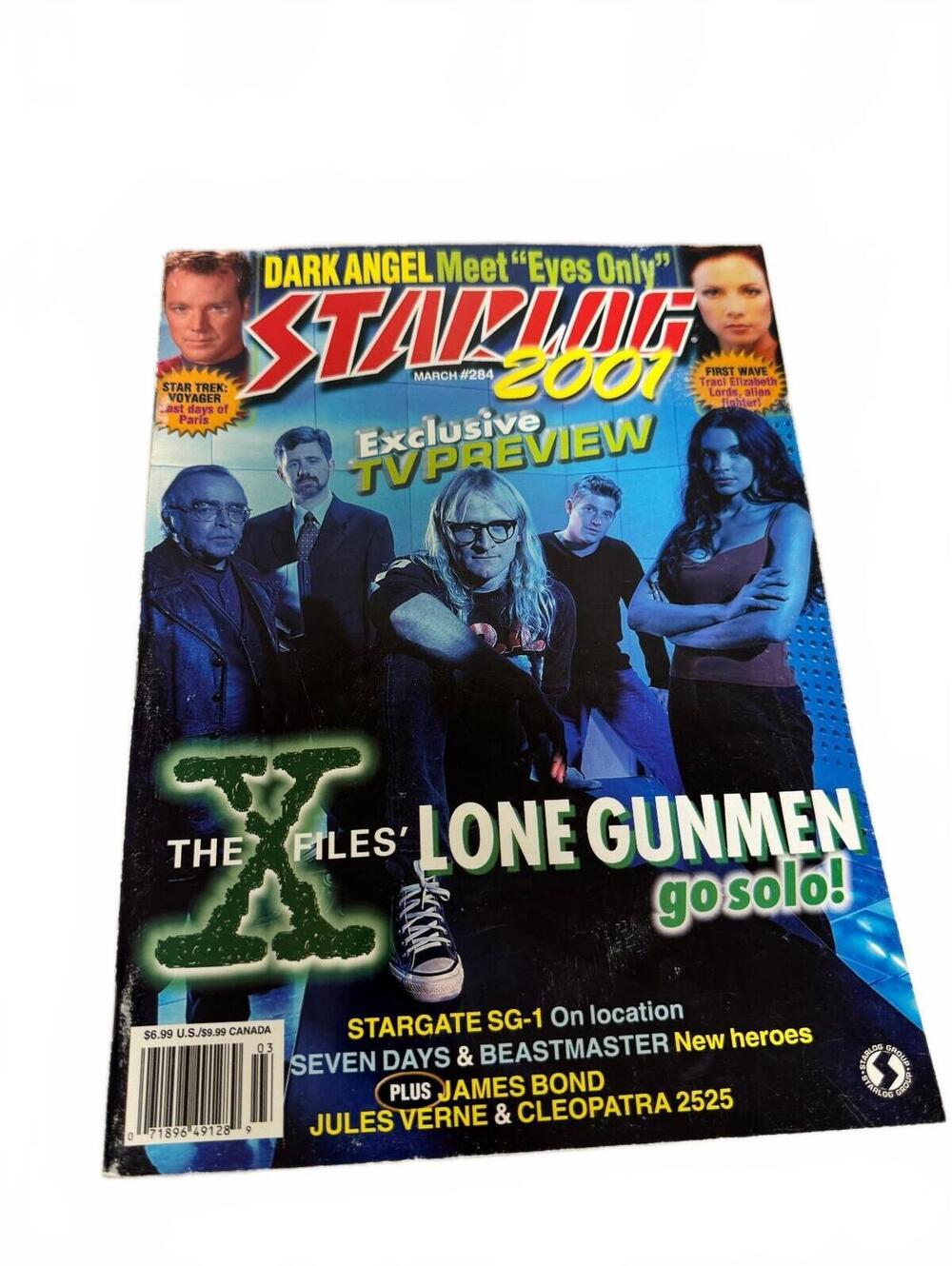 Starlog Magazine Issue 284 March 2001 The Lone Gunmen X-Files Farscape